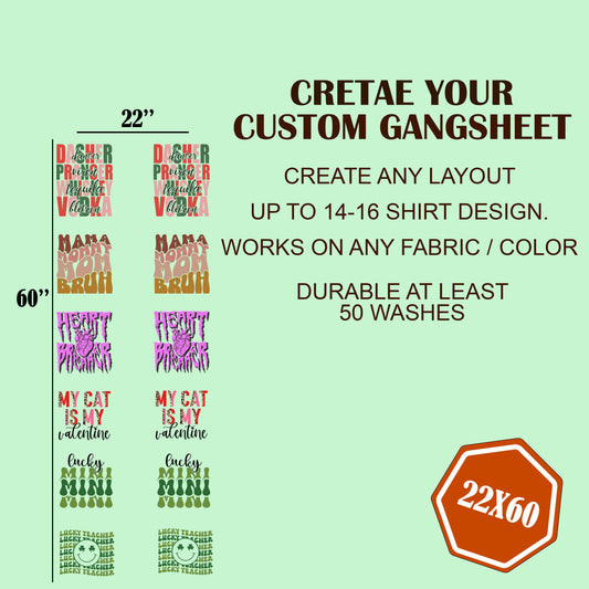 What is a Gang Sheet? Understanding the Smart Way to Maximize Your DTF Prints