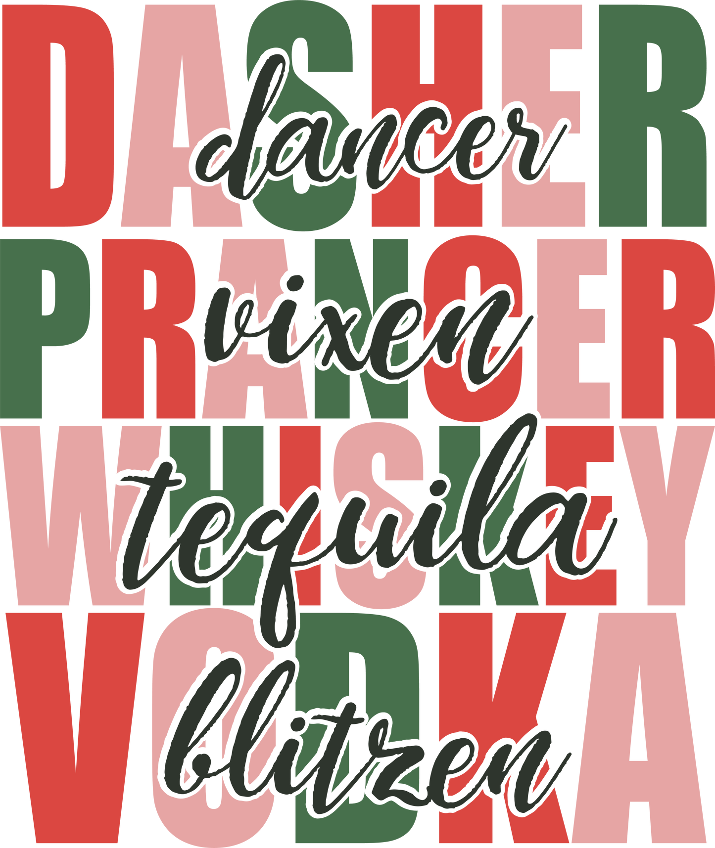 Dasher Prancer Whiskey Vodka