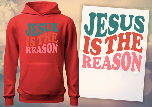 Jesus  Is The Reason DTF Transfers, Ready To Transfer, DTF Prints,