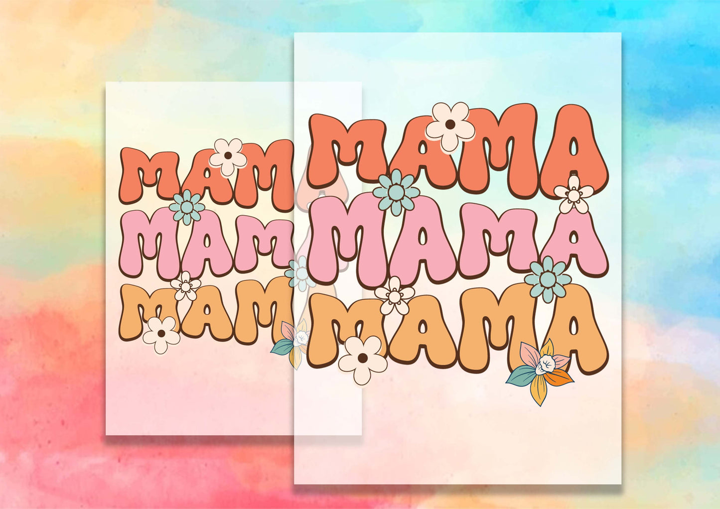 Mama mama mama DTF Transfers, Ready To Transfer, DTF Prints,