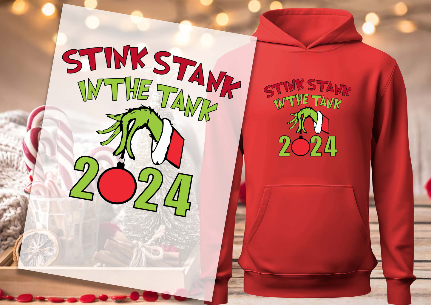 Stink Stank in the Tank 2024 DTF Transfers, Ready To Transfer, DTF Prints,