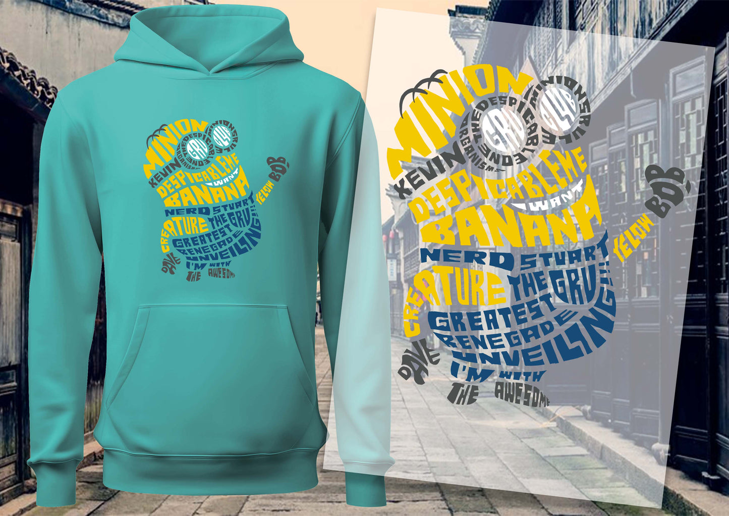 Minion DTF Transfers, Ready To Transfer, DTF Prints,