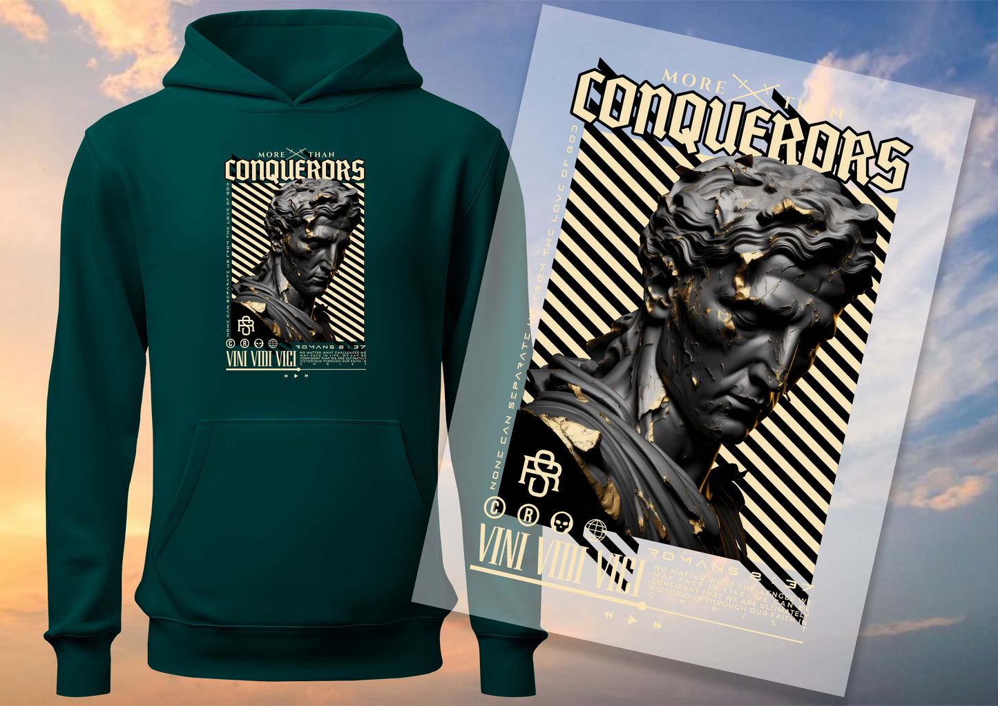 Conquerors DTF Transfers, Ready To Transfer, DTF Prints,