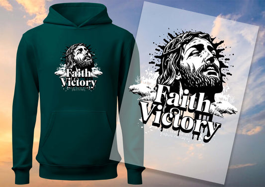 Faith Victory DTF Transfers, Ready To Transfer, DTF Prints,