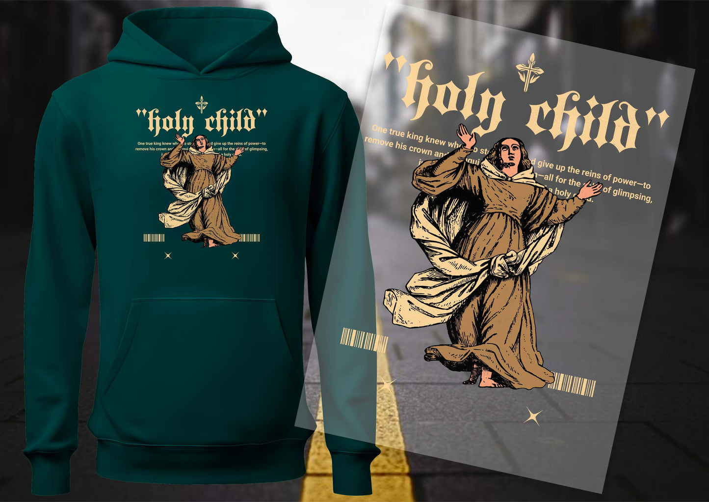 Holy Child DTF Transfers, Ready To Transfer, DTF Prints,