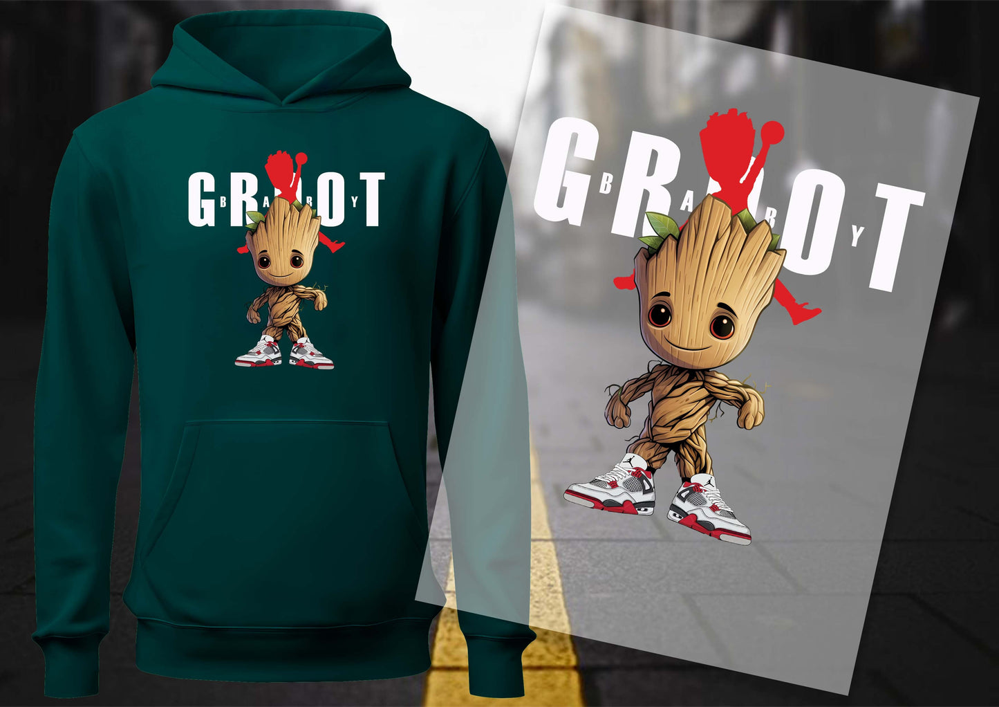 Groot Baby DTF Transfers, Ready To Transfer, DTF Prints,