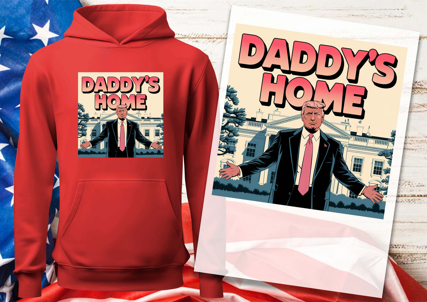 Daddy's Home DTF Transfers, Ready To Transfer, DTF Prints,