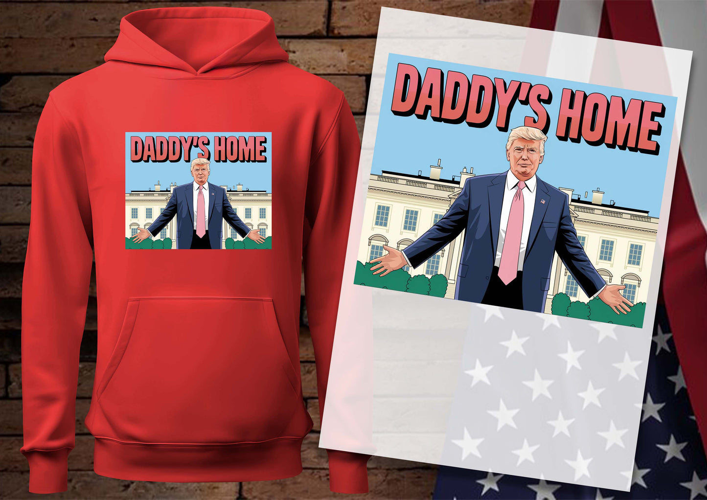 Daddy's Home DTF Transfers, Ready To Transfer, DTF Prints,