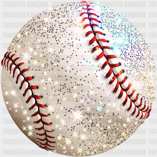 Sparkly Baseball - Baseball DTF Transfer